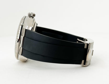 Rolex Sky-Dweller White Gold Bright Black Index Dial Oysterflex Rubber Strap 336239 - Luxury Time NYC