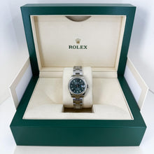 Load image into Gallery viewer, Rolex Steel and White Gold Datejust 31 Watch - Domed Bezel - Mint Green Index Dial - Oyster Bracelet - 2020 Release - 278240 mgio - Luxury Time NYC