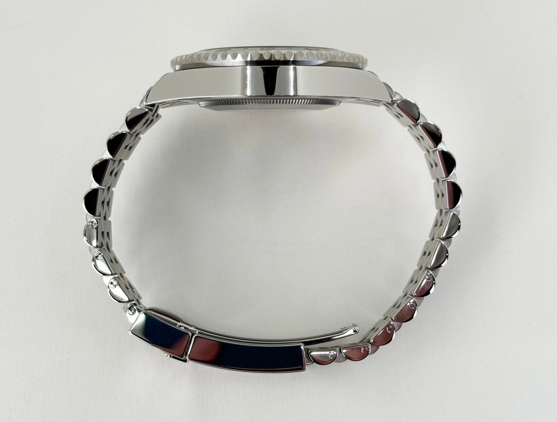 Rolex Steel GMT-Master II 40 Watch - "Sprite" - Black Dial - Jubilee Bracelet - 126720VTNR - Luxury Time NYC