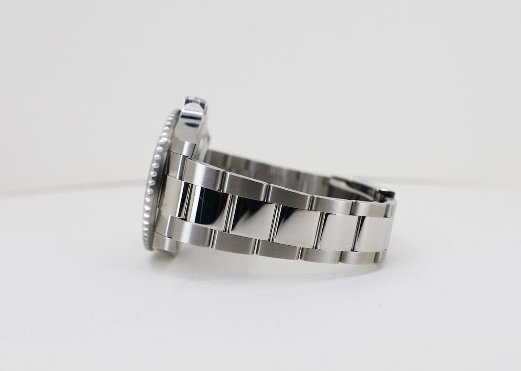 Rolex Steel GMT-Master II 40 Watch - "Sprite" - Black Dial - Oyster Bracelet - 126720VTNR - Luxury Time NYC