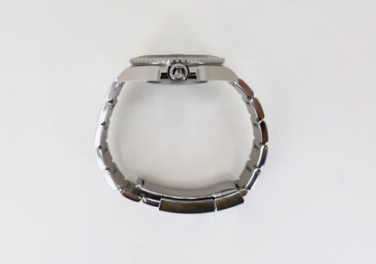 Rolex Steel GMT-Master II 40 Watch - "Sprite" - Black Dial - Oyster Bracelet - 126720VTNR - Luxury Time NYC