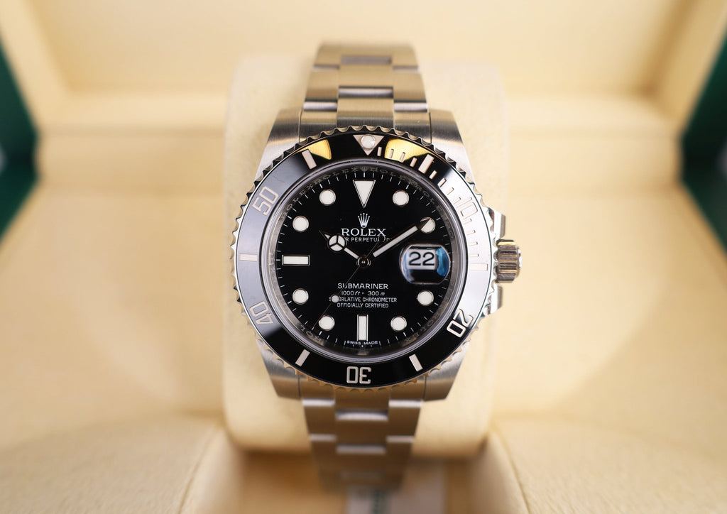 Rolex Steel Submariner Date Watch - Black Dial - 116610LN - Luxury Time NYC