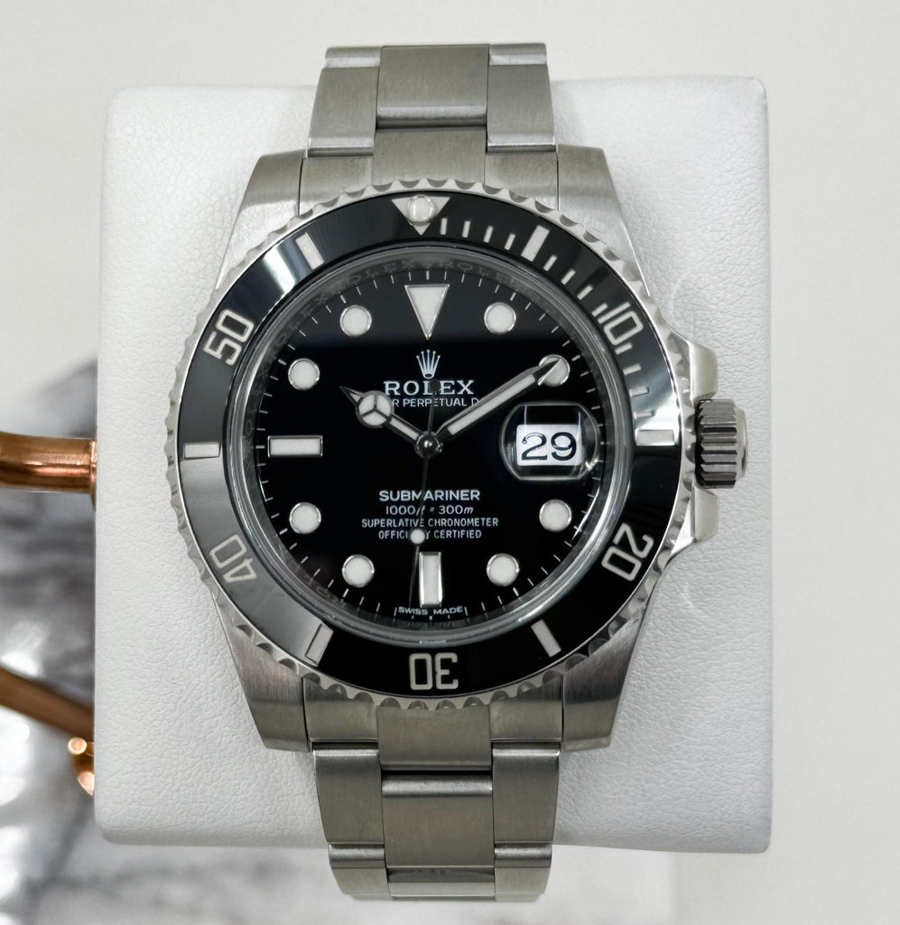 Rolex Steel Submariner Date Watch - Black Dial - 116610LN - Luxury Time NYC