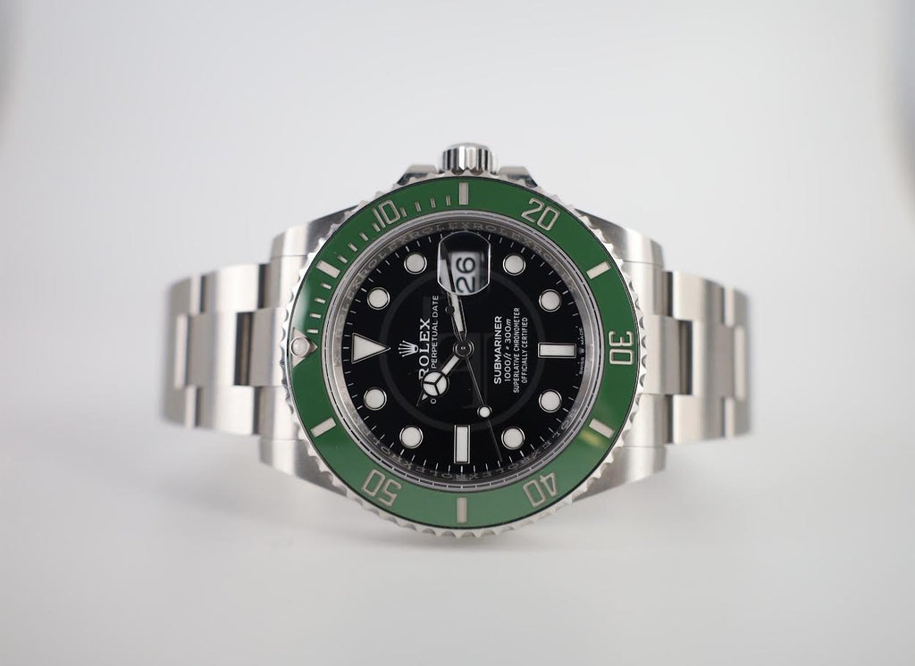 Rolex Steel Submariner Date Watch - The Starbucks - Green Bezel - Black Dial - 2020 Release - 126610LV - Luxury Time NYC