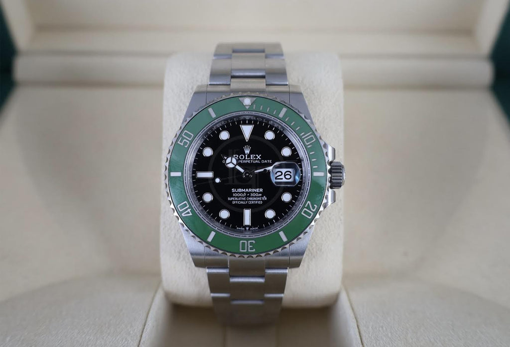 Rolex Steel Submariner Date Watch - The Starbucks - Green Bezel - Black Dial - 2020 Release - 126610LV - Luxury Time NYC