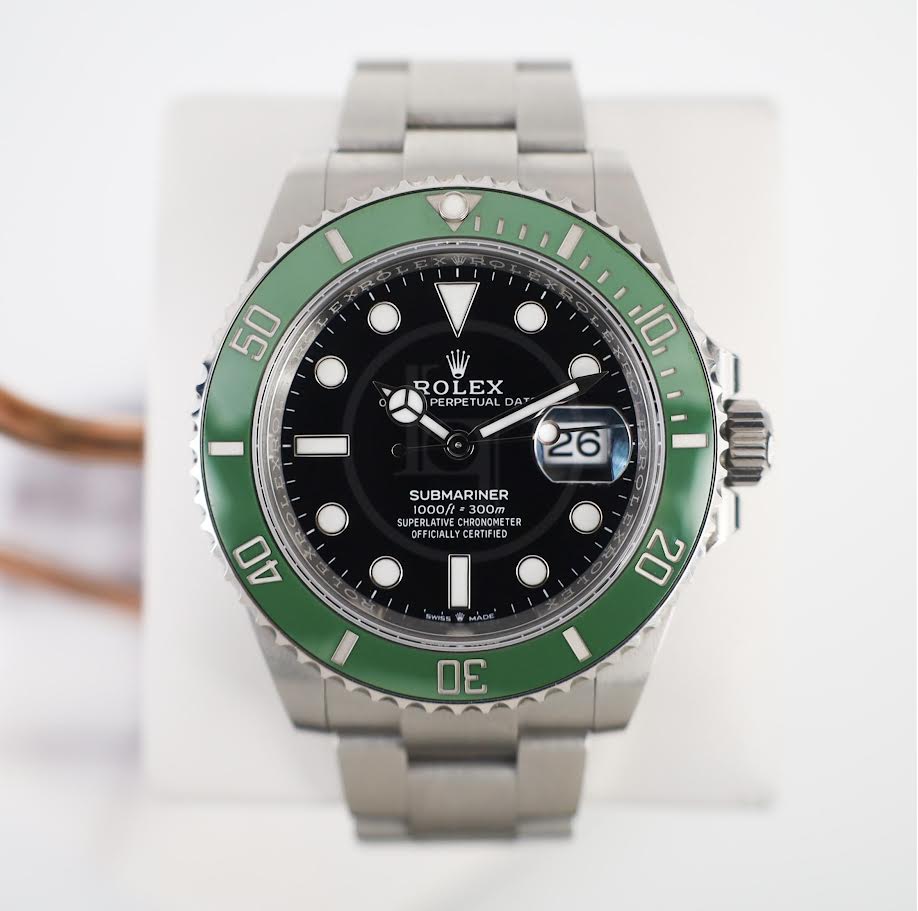 Rolex Steel Submariner Date Watch - The Starbucks - Green Bezel - Black Dial - 2020 Release - 126610LV - Luxury Time NYC