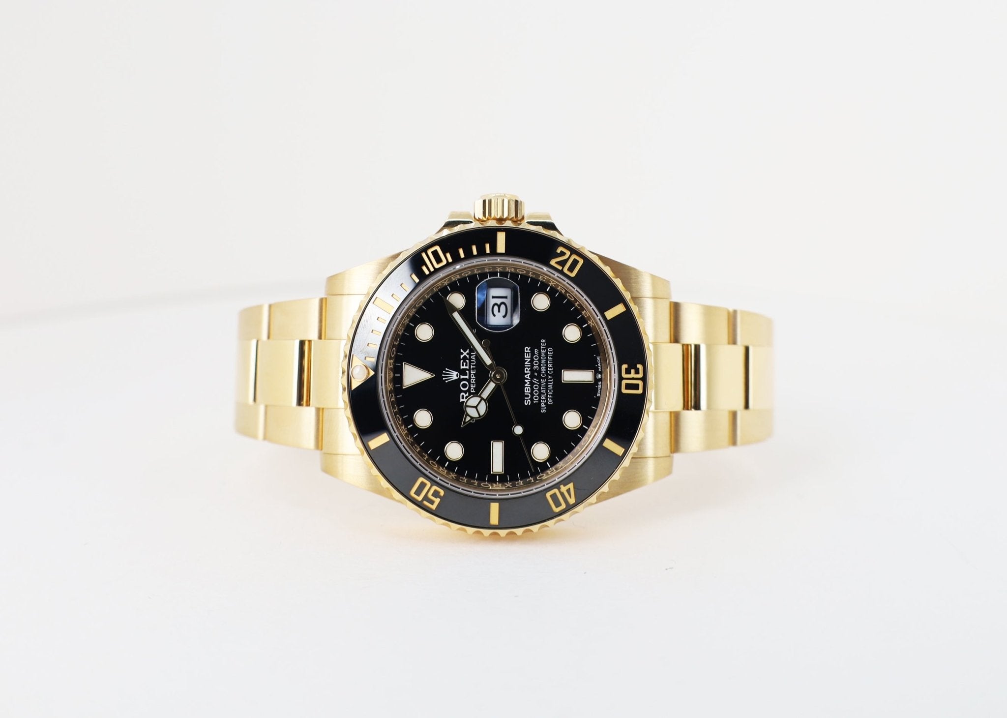 Rolex Submariner Date Yellow Gold 41mm Black Dial - 126618LN