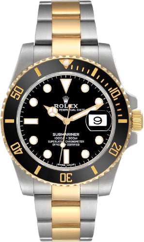Rolex Submariner Date Yellow Gold/Steel Black Dial & Ceramic Bezel Oyster Bracelet 116613LN
