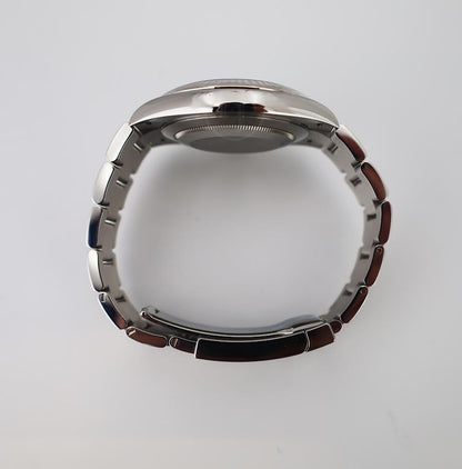 Rolex White Rolesor Datejust 41 Watch - Fluted Bezel - Mint Green Index Dial - Oyster Bracelet - 126334 - Luxury Time NYC