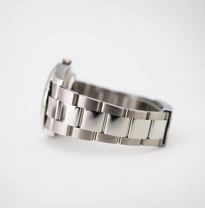 Rolex White Rolesor Datejust 41 Watch - Fluted Bezel - Mint Green Index Dial - Oyster Bracelet - 126334 - Luxury Time NYC