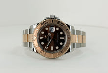 Load image into Gallery viewer, Rolex Yacht-Master 40 Everose Rose Gold/Steel Chocolate Brown Dial Gold Bezel Oyster Bracelet 116621 - Luxury Time NYC