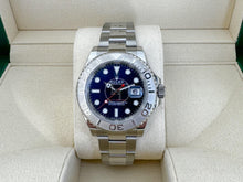 Load image into Gallery viewer, Rolex Yacht-Master 40 Stainless Steel Blue Dial Platinum Bezel Oyster Bracelet 116622 - Luxury Time NYC