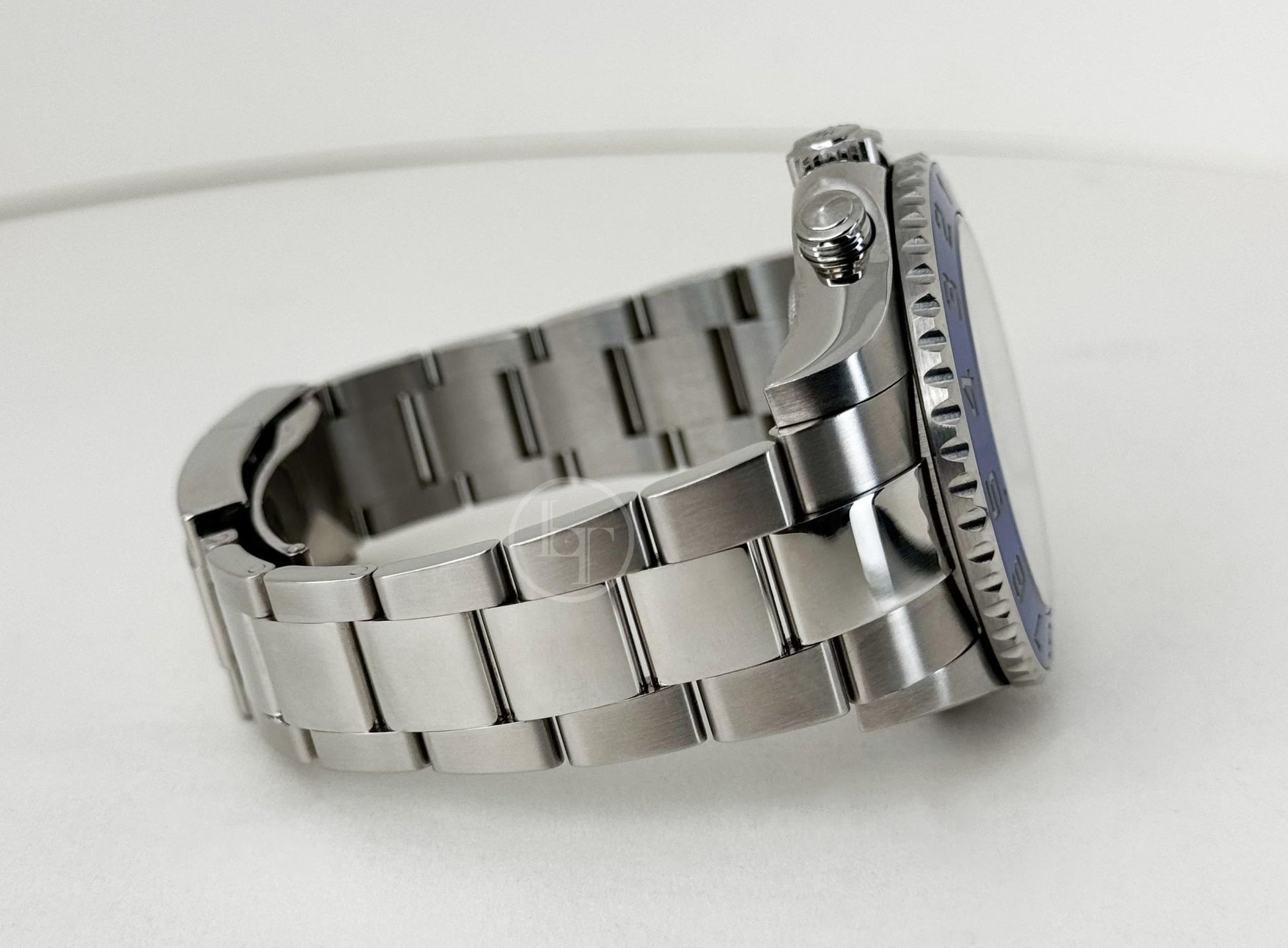 Rolex Yacht-Master II Stainless Steel White Dial Mercedes Hands Blue Ceramic Bezel 116680 - Luxury Time NYC