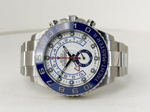 Load image into Gallery viewer, Rolex Yacht-Master II Stainless Steel White Dial Mercedes Hands Blue Ceramic Bezel 116680 - Luxury Time NYC