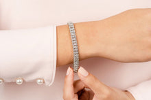 Load image into Gallery viewer, Round And Princess Diamond Bracelet with 10.58 ct.(finished) 1.6mm, 2.8mm - Luxury Time NYC