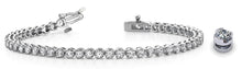 Load image into Gallery viewer, Round Prong Set Diamond Tennis Bracelet with 2.90 ct.(finished) 2.4mm - Luxury Time NYC