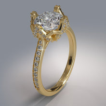 Load image into Gallery viewer, Royal Crown Diamond Ring Diamond with 1.37 ct. (1.00 ct. center diamond) - Luxury Time NYC