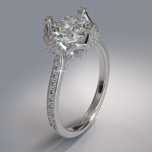 Load image into Gallery viewer, Royal Crown Diamond Ring Diamond with 1.37 ct. (1.00 ct. center diamond) - Luxury Time NYC