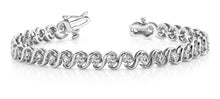 Load image into Gallery viewer, S Link Diamond Bracelet with 1.08 ct.(finished) 1.9mm - Luxury Time NYC