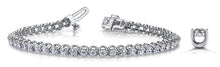 Load image into Gallery viewer, Scoop Link Diamond Tennis Bracelet with 10.08 ct.(finished) 4.3mm - Luxury Time NYC