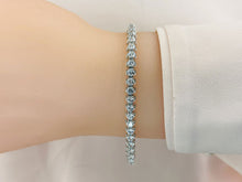 Load image into Gallery viewer, Scoop Link Diamond Tennis Bracelet with 10.08 ct.(finished) 4.3mm - Luxury Time NYC