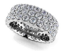 Load image into Gallery viewer, Sensational 3 Row Eternity Diamond Ring with 4.68 ct.(finished) 2.5mm - Luxury Time NYC