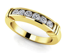 Load image into Gallery viewer, Sextuplet Diamond Band with 0.25 ct.(finished) 2.2mm - Luxury Time NYC