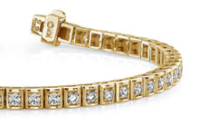 Load image into Gallery viewer, Shadow Box Diamond Bracelet with 1.73 ct.(finished) 2mm - Luxury Time NYC