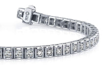 Load image into Gallery viewer, Shadow Box Diamond Bracelet with 2.09 ct.(finished) 2.25mm - Luxury Time NYC