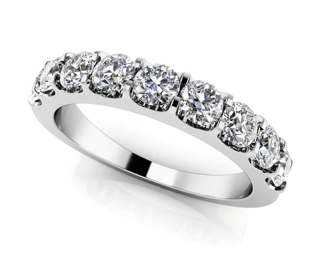 Shared Prong Diamond Anniversary Diamond Ring with 0.26 ct.(finished) 1.5mm - Luxury Time NYC