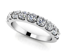 Load image into Gallery viewer, Shared Prong Diamond Anniversary Diamond Ring with 0.26 ct.(finished) 1.5mm - Luxury Time NYC