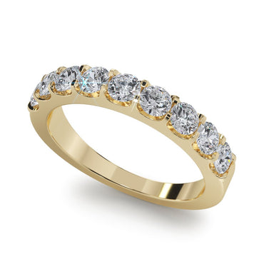 Shared Prong Diamond Anniversary Diamond Ring with 0.26 ct.(finished) 1.5mm - Luxury Time NYC