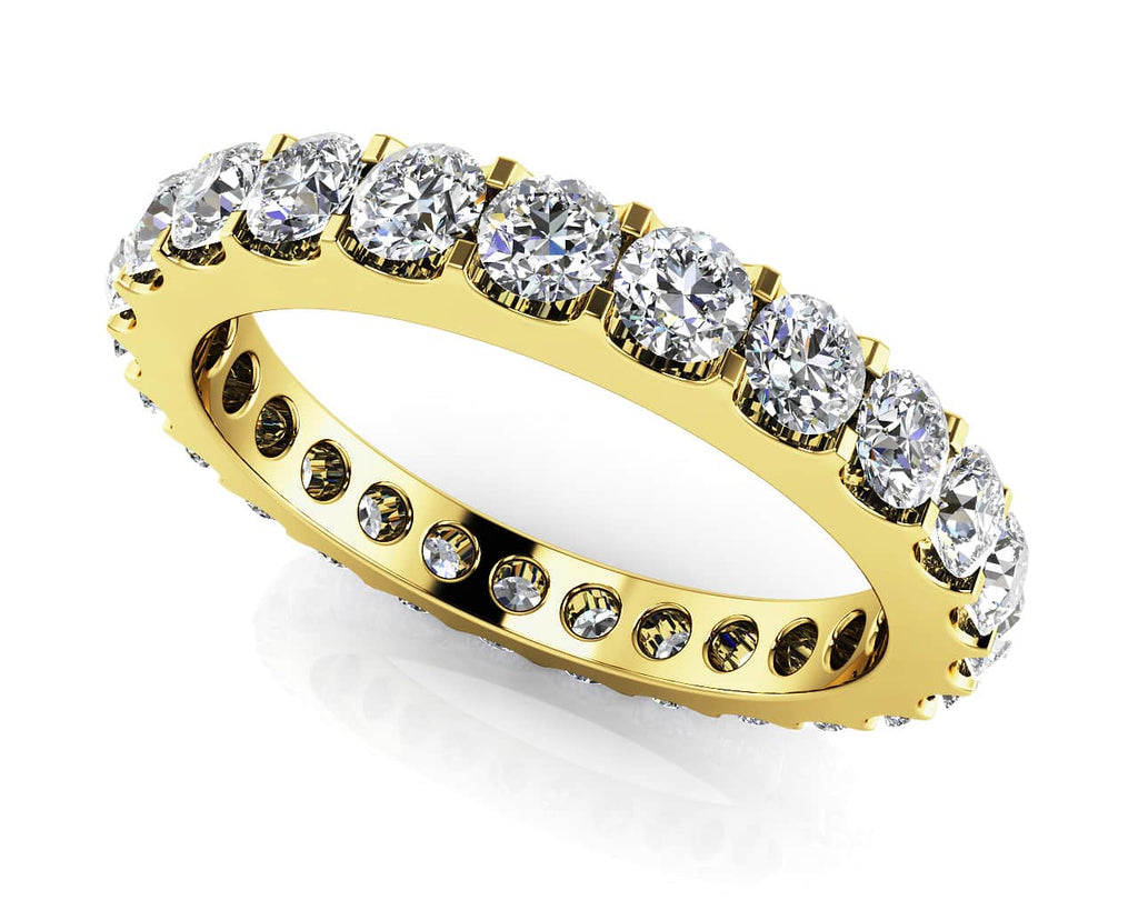 Shared Prong Diamond Eternity Band Diamond with 2.21 ct.(finished) 3.0mm - Luxury Time NYC