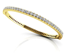 Load image into Gallery viewer, Shared Prong Oval Diamond Bangle with 1.05 ct.(finished) 1.8mm - Luxury Time NYC