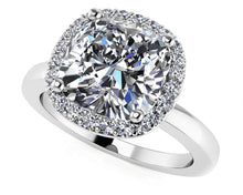 Load image into Gallery viewer, Shining Love Diamond Engagement Ring with 1.67 ct. (1.50 ct. center diamond) - Luxury Time NYC