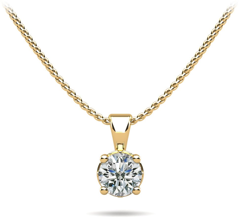 Sign of Faith Diamond Pendant with 0.25 ct.(finished) 4mm - Luxury Time NYC
