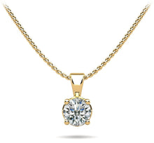 Load image into Gallery viewer, Sign of Faith Diamond Pendant with 0.25 ct.(finished) 4mm - Luxury Time NYC