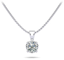 Load image into Gallery viewer, Sign of Faith Diamond Pendant with 0.25 ct.(finished) 4mm - Luxury Time NYC