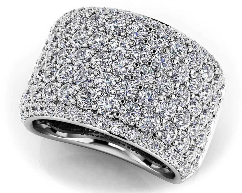 Signature Diamond Ring with 3.13 ct.(finished) 1.4mm, 2.2mm - Luxury Time NYC