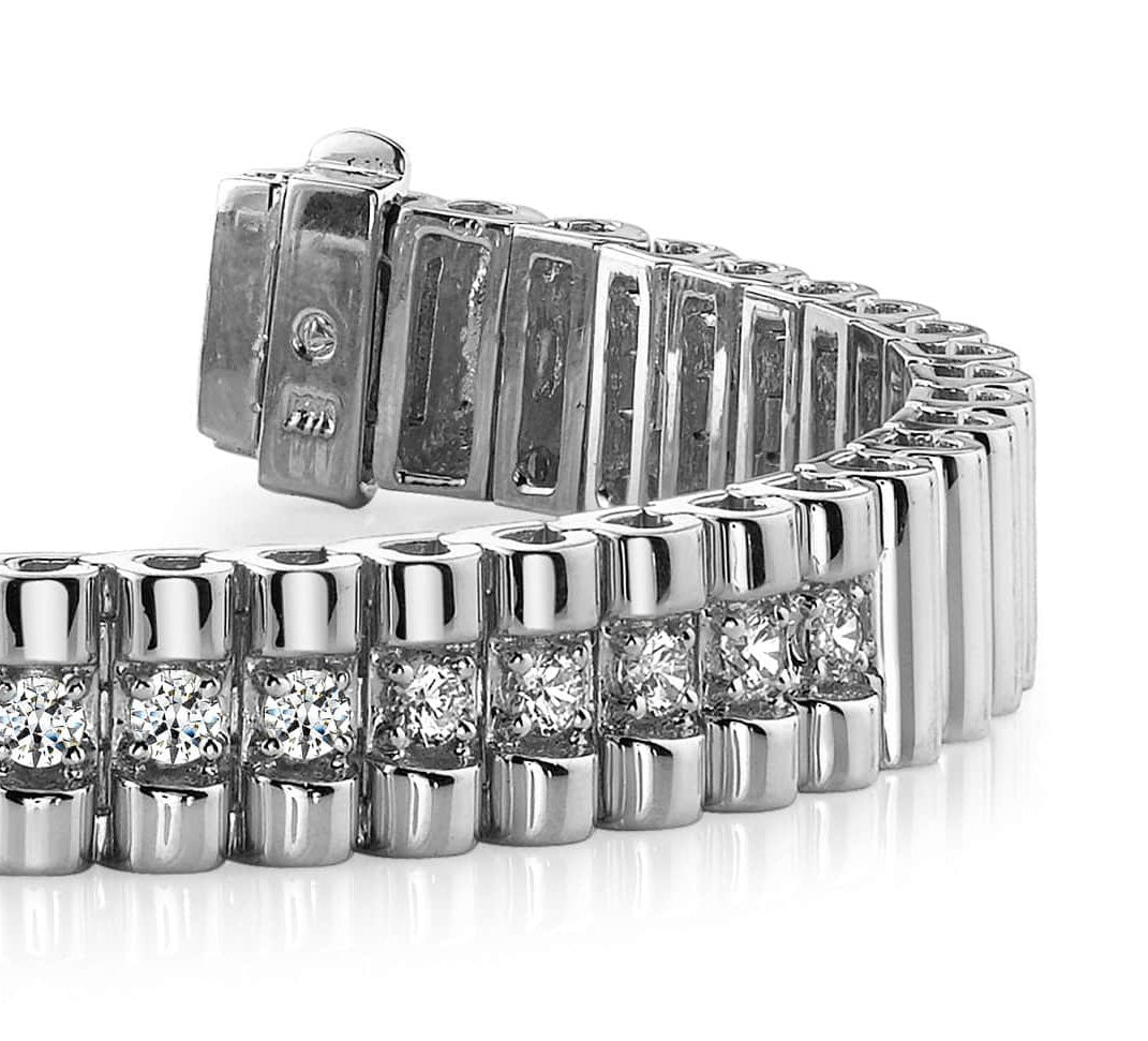 Single Center Strand Lab-Grown Diamond Bracelet with 0.66 ct.(finished ...