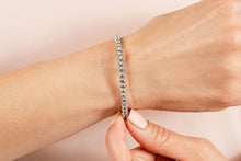 Load image into Gallery viewer, Soft Twist Four Prong Diamond Bangle with 1.74 ct.(finished) 2.5mm - Luxury Time NYC