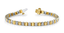 Load image into Gallery viewer, Solid Box Link Diamond Bracelet with 0.80 ct.(finished) 2mm - Luxury Time NYC