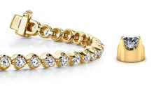 Load image into Gallery viewer, Solid Nugget Diamond Tennis Bracelet with 1.06 ct.(finished) 1.6mm - Luxury Time NYC