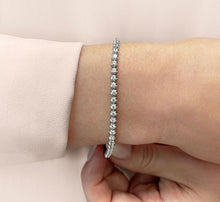 Load image into Gallery viewer, Solid Nugget Diamond Tennis Bracelet with 1.06 ct.(finished) 1.6mm - Luxury Time NYC