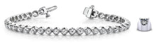 Load image into Gallery viewer, Solid Nugget Diamond Tennis Bracelet with 1.06 ct.(finished) 1.6mm - Luxury Time NYC