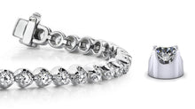 Load image into Gallery viewer, Solid Nugget Diamond Tennis Bracelet with 3.98 ct.(finished) 2.9mm - Luxury Time NYC