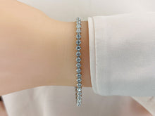 Load image into Gallery viewer, Solid Nugget Lab - Grown Diamond Tennis Bracelet with 8.25 ct.(finished) 4mm - Luxury Time NYC