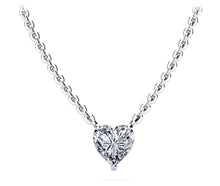 Load image into Gallery viewer, Solitaire Heart Diamond Pendant with 0.50 ct.(finished) 5.1mm - Luxury Time NYC