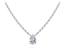 Load image into Gallery viewer, Solitaire Pear Shape Diamond Pendant with 0.50 ct.(finished) 7x4.5mm - Luxury Time NYC