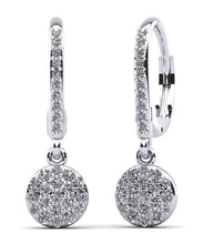 Load image into Gallery viewer, Sparkle Cluster Lab - Grown Diamond Earrings with 0.61 ct.(finished) 1.1mm, 1.5mm - Luxury Time NYC